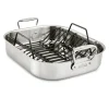 All-Clad Large Stainless Steel Roaster Pan with Rack |