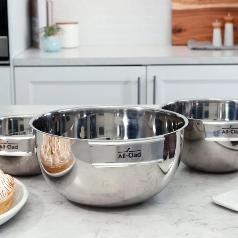 All-Clad Mixing Bowls | Stainless Steel Mixing Bowls Set |