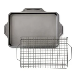 All-Clad Nonstick Bakeware Pan With Cooling Rack I