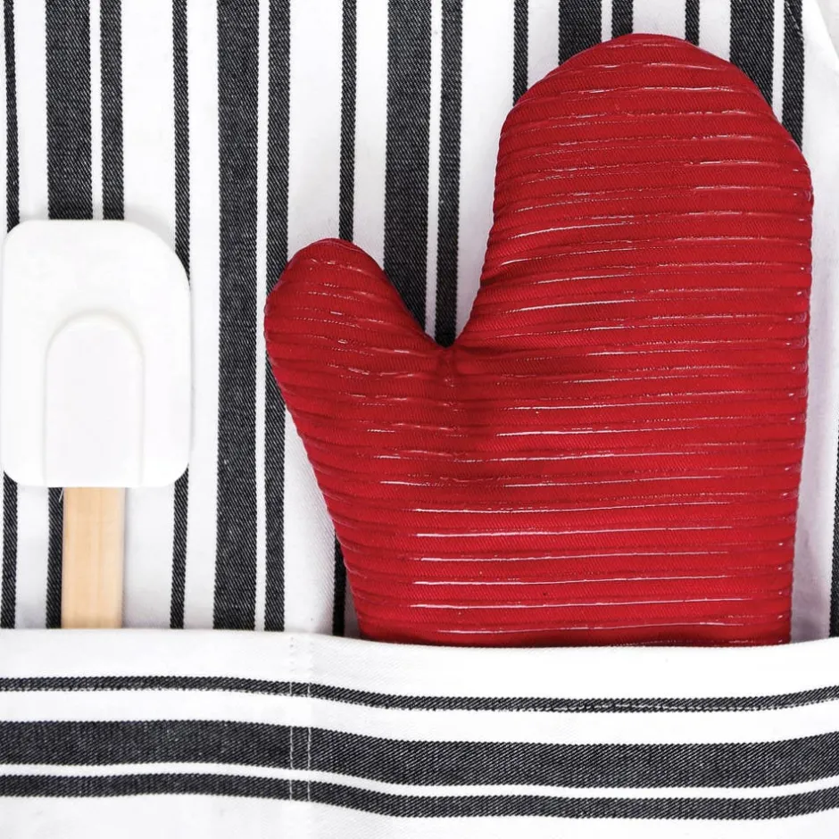 All-Clad 2-Pack Chilli Red Oven Mitt Set / Reliable Heat Protection