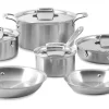 All-Clad 10-Piece BD5 Stainlees Steel Cookware Set I