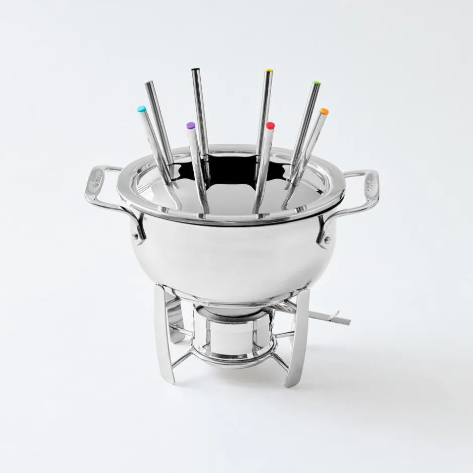 All-Clad 12-Piece Fondue Set, Stainless Steel Fondue Pot I