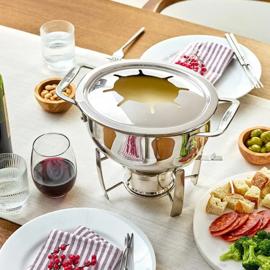 All-Clad 12-Piece Fondue Set, Stainless Steel Fondue Pot I