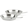 All-Clad 2-Piece Fry Pan Set / D3 Stainless Steel (10-inch and 12-inch)