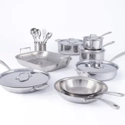 All-Clad 20-Piece Stainless Steel Cookware Set | D3 Cookware Set