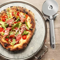 All-Clad Pizza Stone Set / Bake and Serve Perfect Pizzas with
