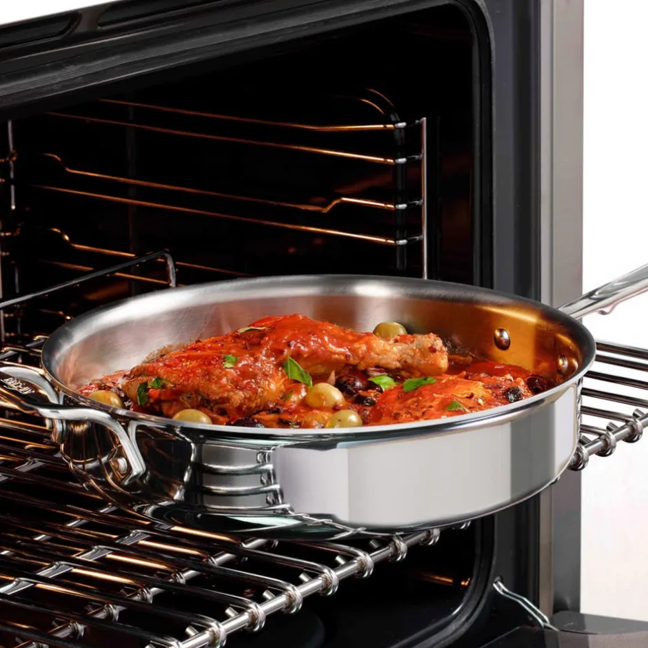 All-Clad 6-Quart D3 Stainless Steel Deep Saute Pan I