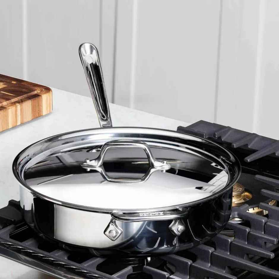 All-Clad 6-Quart D3 Stainless Steel Saute Pan I