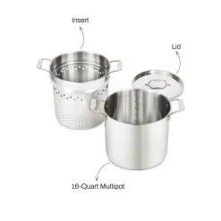 All-Clad 16-Quart Multipot with Insert / Large Capacity, Durability