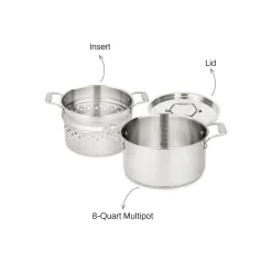 All-Clad 8-Quart Multipot with Insert / Cook More, Strain Less