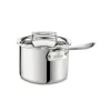All-Clad 2-Quart Sauce Pan with Lid / D5 Polished Stainless Versatility