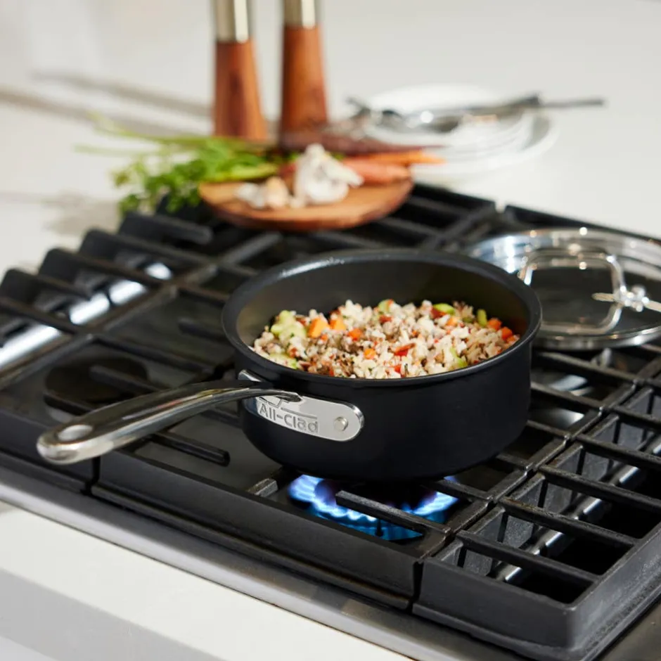 All-Clad 2-Quart Sauce Pan with Lid / Perfect Sauces with NS Pro
