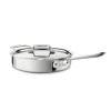 All-Clad 3-Quart Saute Pan with Lid / D5 Polished Stainless Cooking Mastery