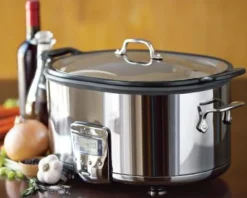 All-Clad 7 Quart Slow Cooker, Stainless Steel Slow Cooker |