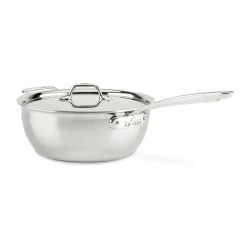 All-Clad 5.5 Quart Stainless Steel Ragù Pan with Lid |