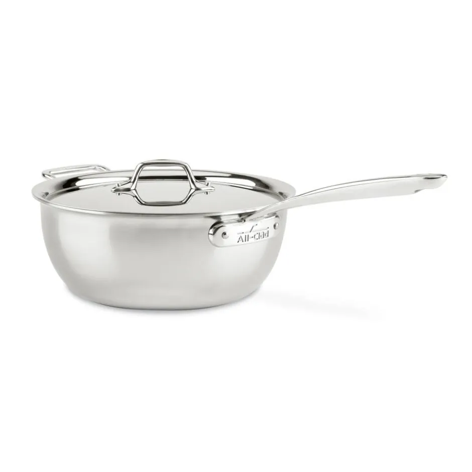 All-Clad 5.5 Quart Stainless Steel Ragù Pan with Lid |