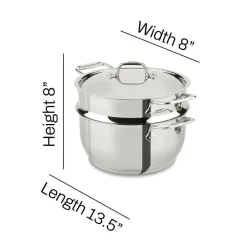 All-Clad 5-Quart Stainless Steel Steamer, Vegetable Steamer I