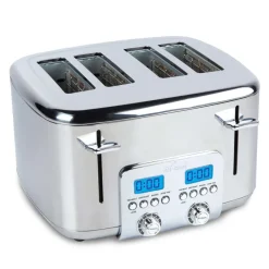 All-Clad 4 Slice Toaster, Stainless Steel, Digital I