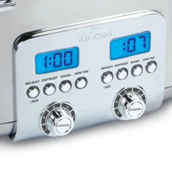 All-Clad 4 Slice Toaster, Stainless Steel, Digital I