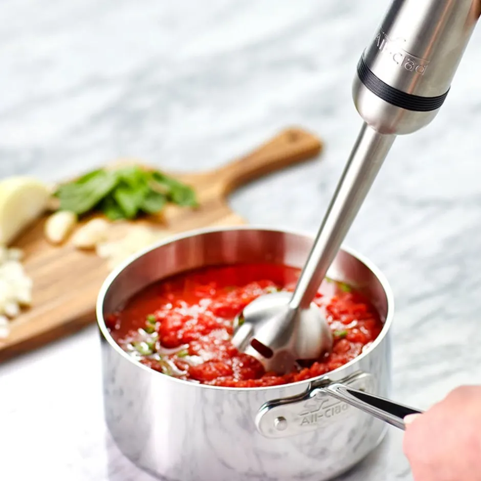 All-Clad Stainless Steel Immersion Hand Blender, 600 Watts