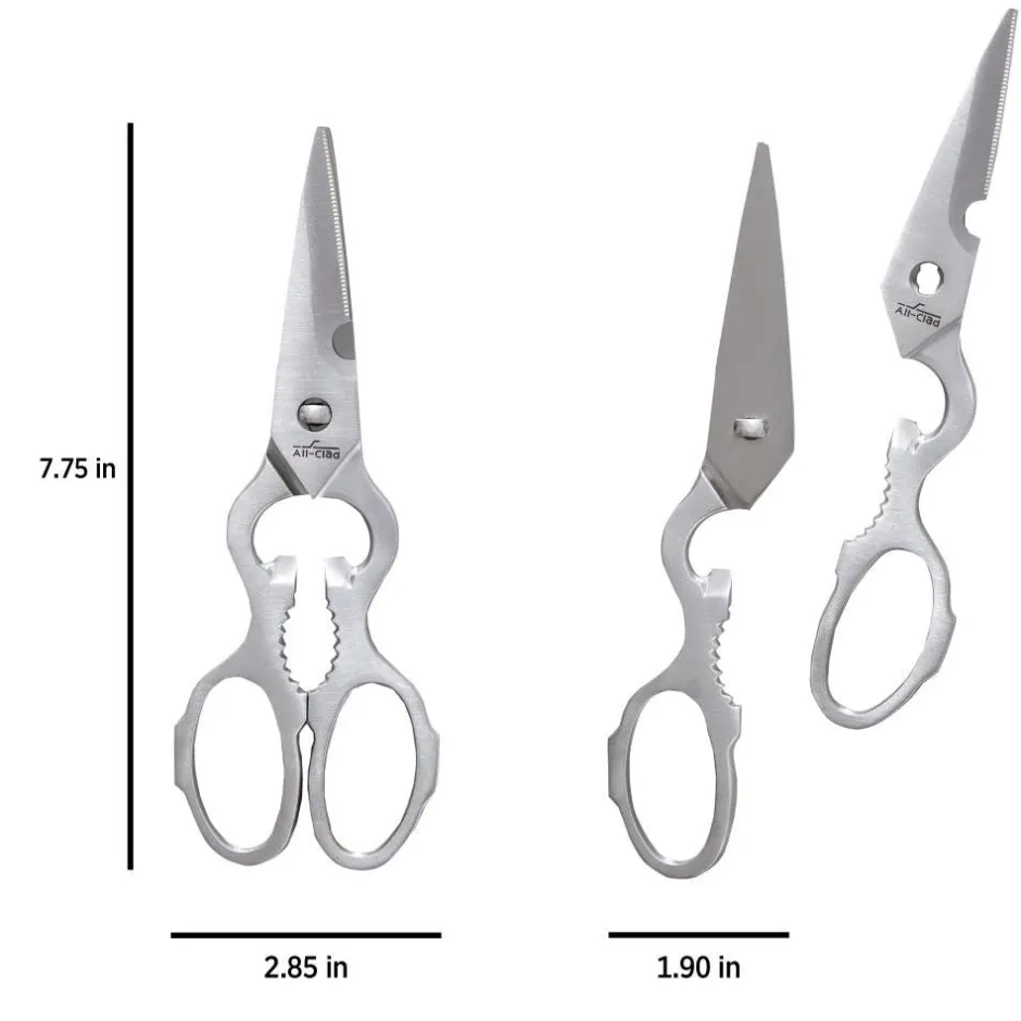 All-Clad Stainless Steel Kitchen Shears / Cut with Precision by