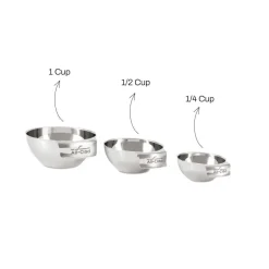 All-Clad Stainless Steel Mini Measuring Bowl Set - 3 Piece |