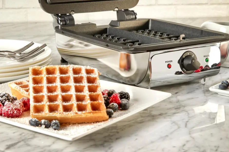 All-Clad Stainless Steel Waffle Maker with Removable Plates |