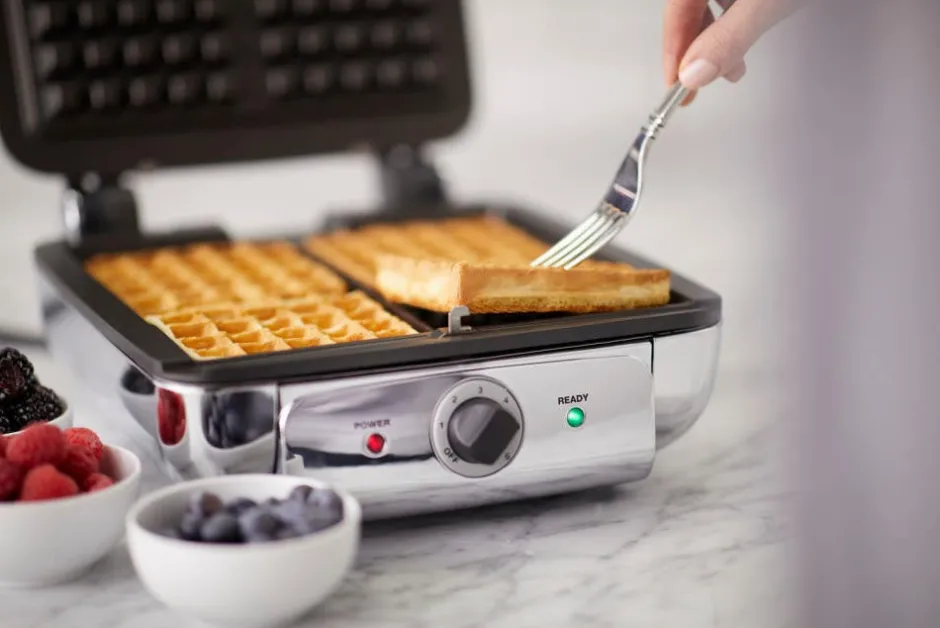 All-Clad Stainless Steel Waffle Maker with Removable Plates |