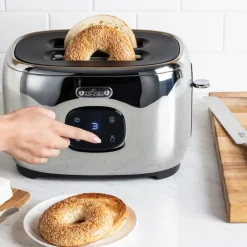 All-Clad Touchscreen 2 Slice Toaster; Stainless Steel; 7 Browning Levels
