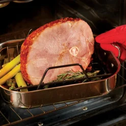 All-Clad 11 x 14-Inch Stainless Steel Small Roaster With Rack I